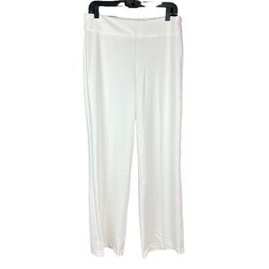 INC Pants High Rise Wide Leg Washed White Side Zipper 8 Women’s